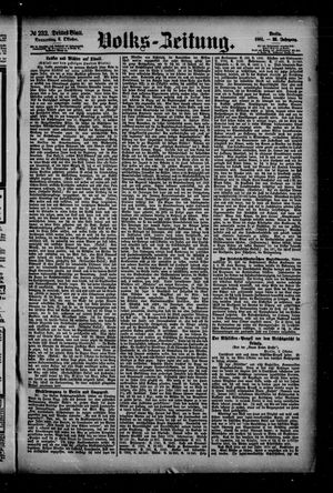 Volks-Zeitung vom 06.10.1881