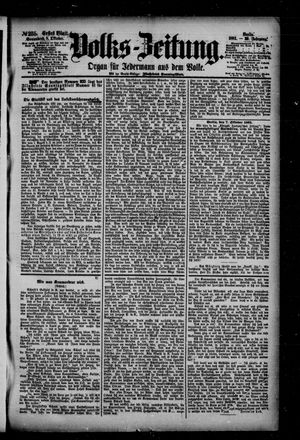 Volks-Zeitung on Oct 8, 1881