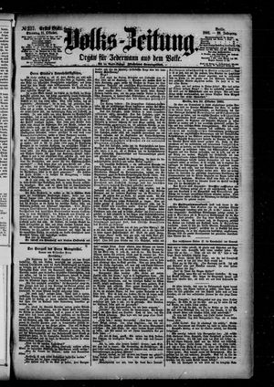 Volks-Zeitung vom 11.10.1881