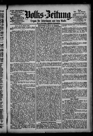 Volks-Zeitung vom 11.10.1881