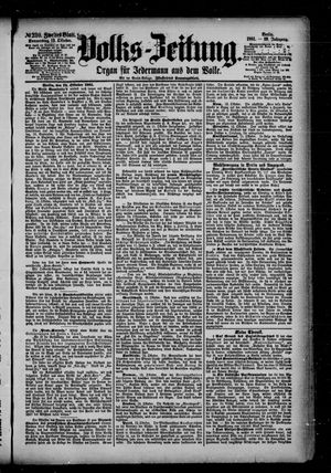 Volks-Zeitung vom 13.10.1881