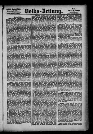 Volks-Zeitung vom 13.10.1881