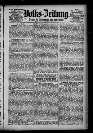 Volks-Zeitung vom 14.10.1881