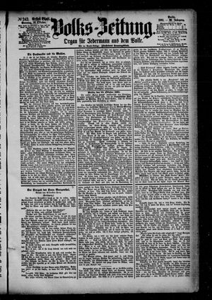 Volks-Zeitung vom 16.10.1881