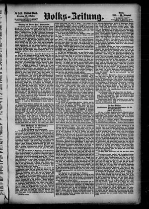 Volks-Zeitung vom 18.10.1881