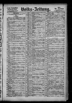 Volks-Zeitung vom 22.10.1881