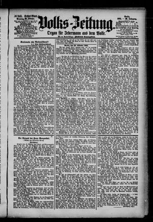 Volks-Zeitung vom 23.10.1881