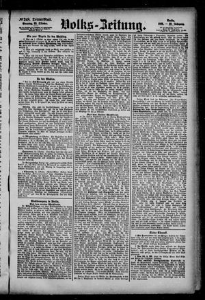 Volks-Zeitung vom 23.10.1881