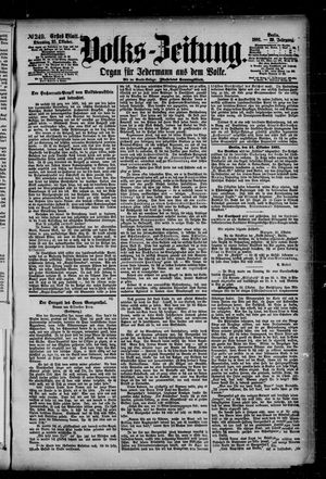Volks-Zeitung vom 25.10.1881