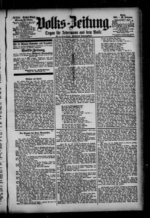 Volks-Zeitung vom 26.10.1881