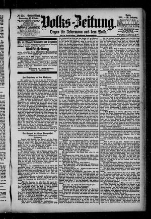Volks-Zeitung vom 27.10.1881