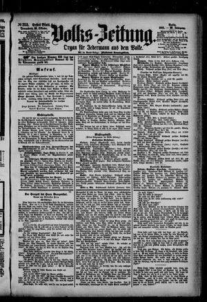 Volks-Zeitung vom 29.10.1881