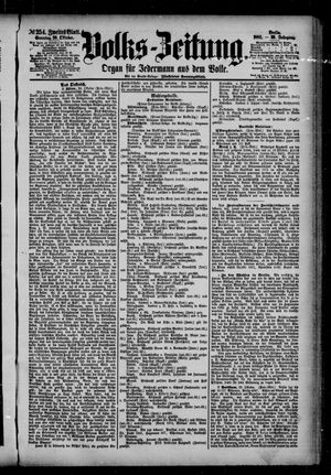 Volks-Zeitung vom 30.10.1881