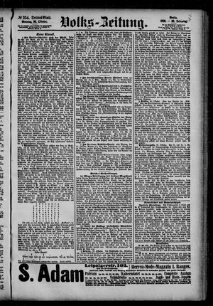 Volks-Zeitung vom 30.10.1881