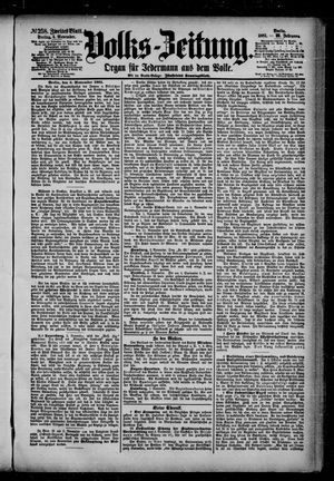 Volks-Zeitung vom 04.11.1881