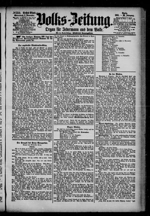 Volks-Zeitung on Nov 5, 1881