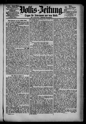 Volks-Zeitung vom 06.11.1881