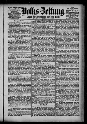 Volks-Zeitung vom 06.11.1881