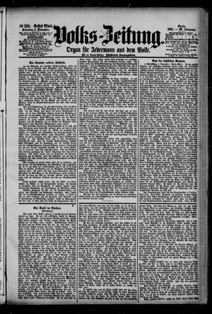 Volks-Zeitung on Nov 8, 1881