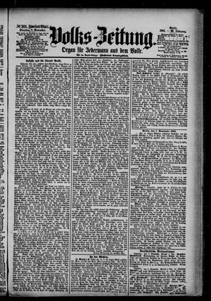 Volks-Zeitung on Nov 8, 1881