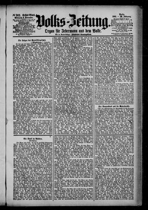 Volks-Zeitung vom 09.11.1881