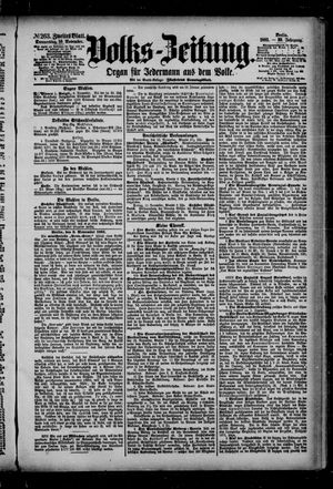 Volks-Zeitung vom 10.11.1881