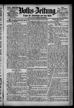 Volks-Zeitung on Nov 12, 1881