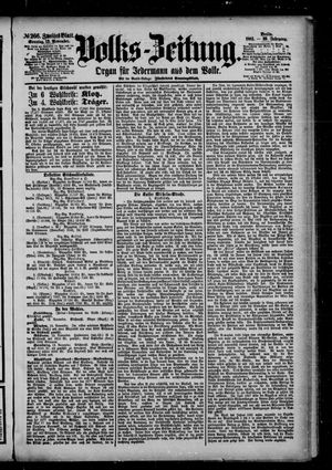 Volks-Zeitung vom 13.11.1881