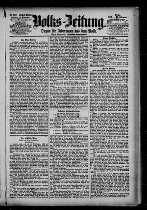 Volks-Zeitung vom 15.11.1881