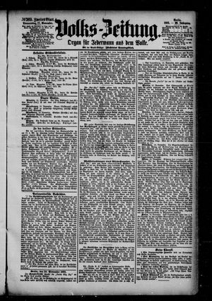 Volks-Zeitung vom 17.11.1881