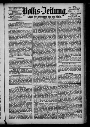 Volks-Zeitung vom 23.11.1881