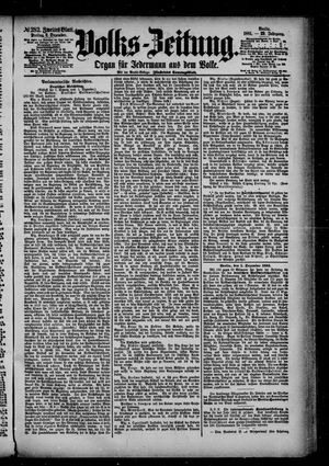Volks-Zeitung vom 02.12.1881