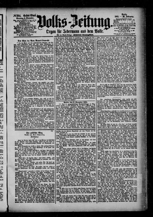 Volks-Zeitung vom 04.12.1881