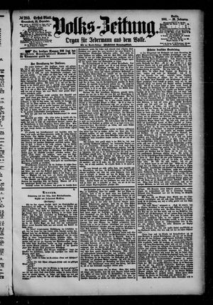 Volks-Zeitung vom 10.12.1881