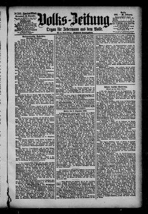 Volks-Zeitung vom 10.12.1881