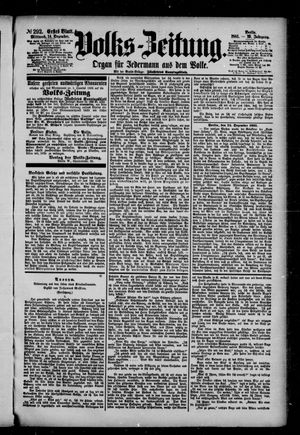 Volks-Zeitung vom 14.12.1881