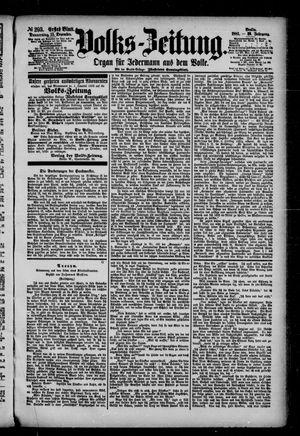 Volks-Zeitung vom 15.12.1881