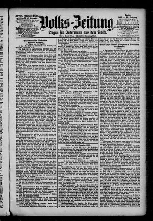 Volks-Zeitung vom 17.12.1881