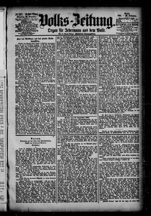Volks-Zeitung vom 20.12.1881