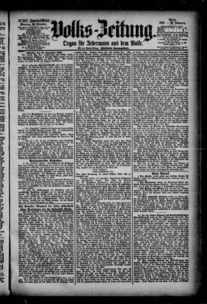 Volks-Zeitung vom 20.12.1881