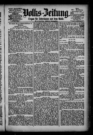 Volks-Zeitung on Dec 21, 1881