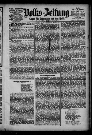Volks-Zeitung vom 24.12.1881