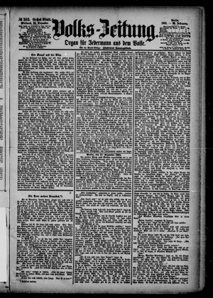 Volks-Zeitung vom 28.12.1881