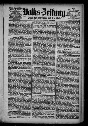Volks-Zeitung vom 28.12.1881