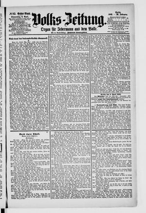 Volks-Zeitung vom 06.04.1882