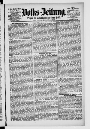 Volks-Zeitung vom 07.04.1882