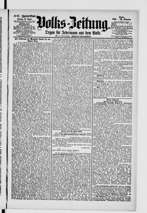 Volks-Zeitung on Apr 14, 1882