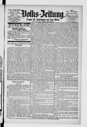Volks-Zeitung vom 18.04.1882