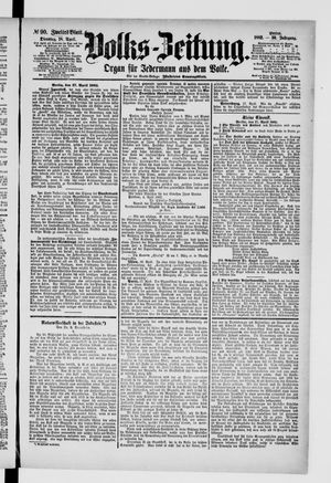 Volks-Zeitung vom 18.04.1882