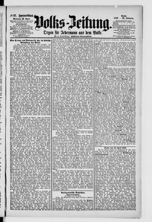 Volks-Zeitung on Apr 26, 1882
